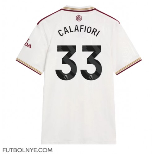 Camiseta Arsenal Riccardo Calafiori #33 Tercera Equipación 2025-26 manga corta Camiseta Arsenal Riccardo Calafiori #33 Tercera Equipación 2025-26 manga corta